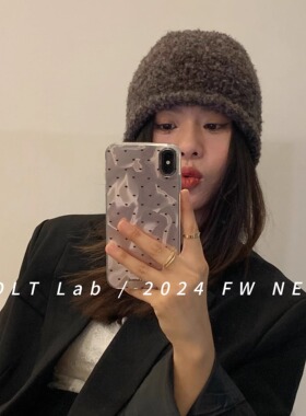 出游堆堆帽女保暖安可拉红秋冬