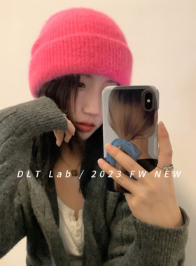 针织帽逛街休闲男女秋冬卷边保暖