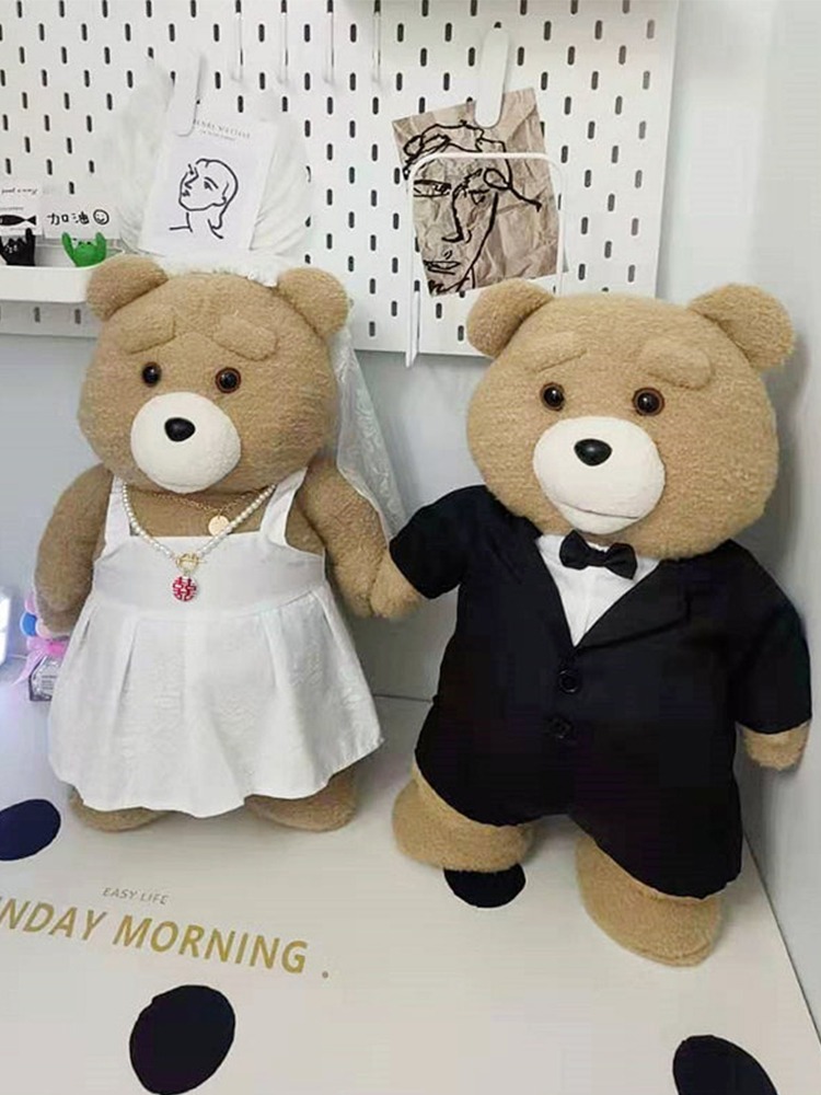 正版ted2泰迪熊韩国毛绒玩具生日礼物情人节女生送给女朋友闺蜜女 - 图2