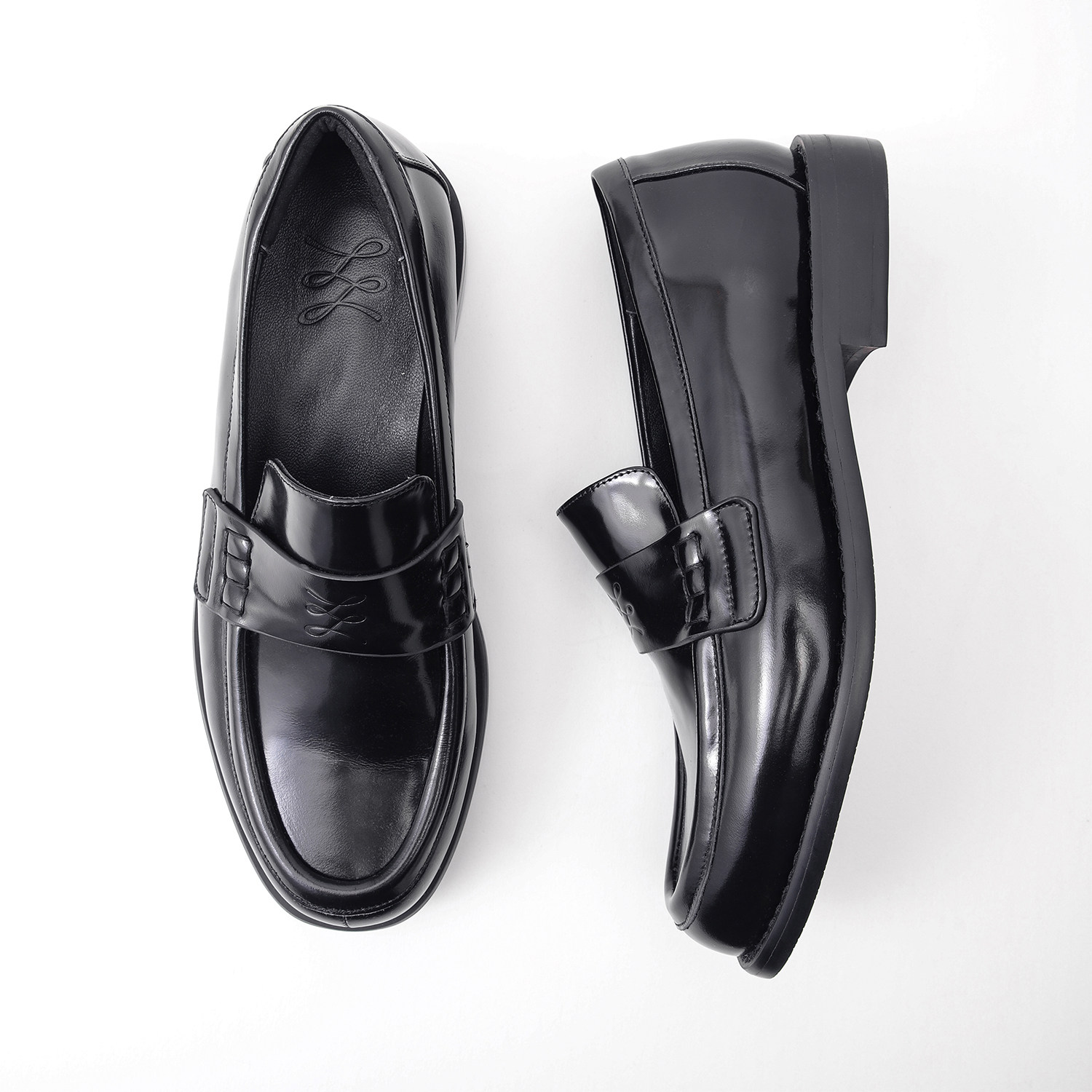 LR MADE 25AW 头层油面牛皮 内里羊皮 压印一脚蹬乐福鞋皮鞋男女,淘宝优惠券,粉丝福利购,淘宝优惠卷