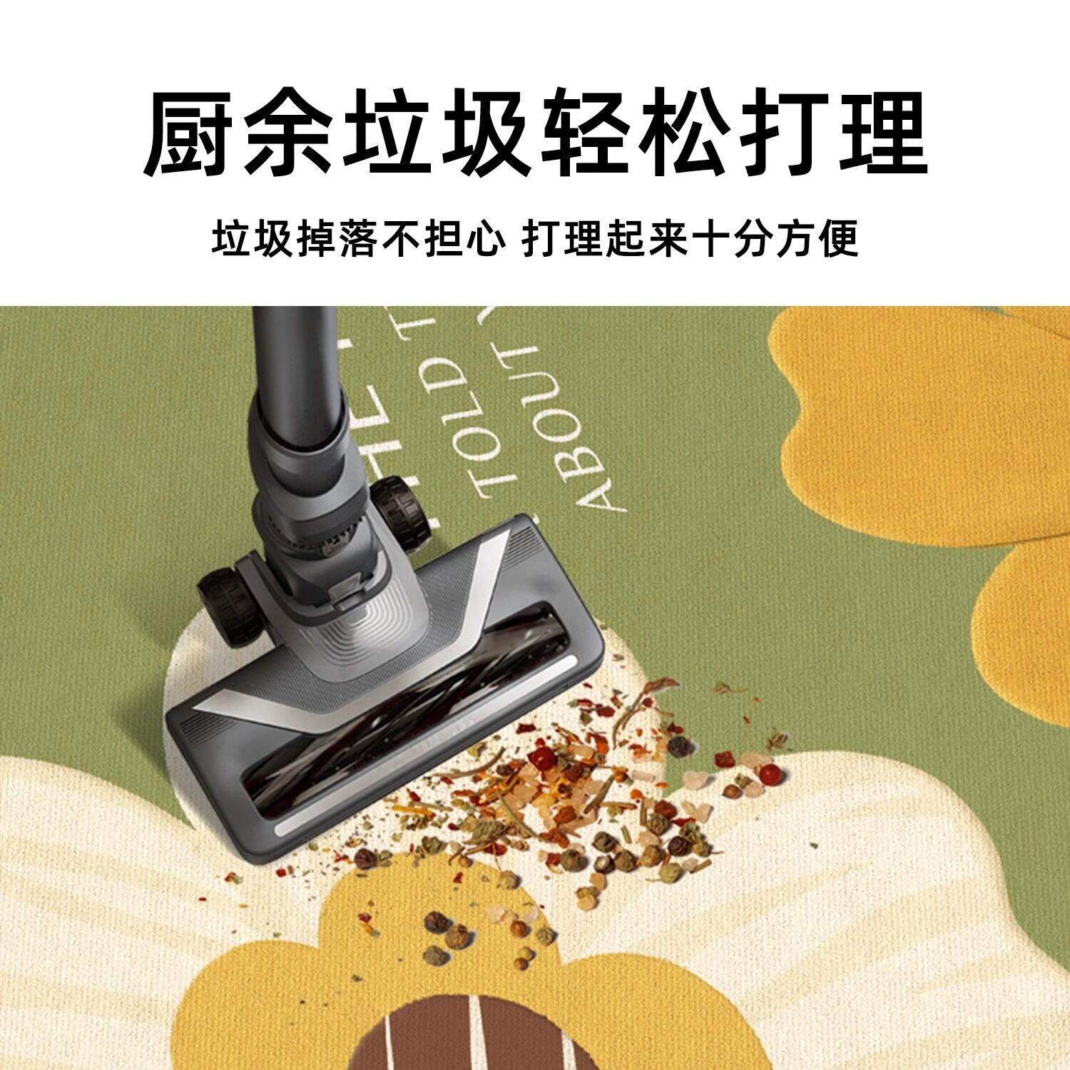 Anti-slip, anti-oil, wipeable and washable kitchen floor mat