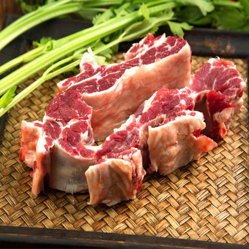 伊舜农家现杀新鲜黄牛牛肋条肉2000克（4斤）牛坑腩生鲜烧烤食材 - 图1