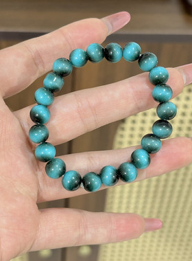 春新款虎眼石民族风烤漆琉璃手链送男友闺蜜时尚日常佩戴