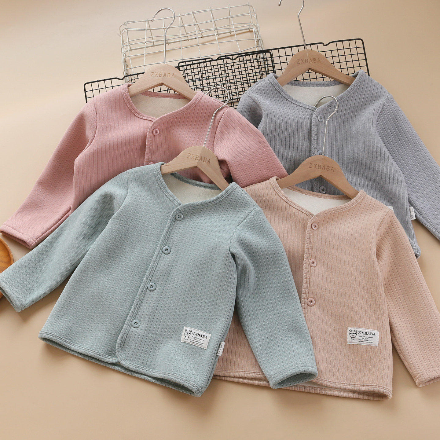 校服神器儿童加绒厚开衫外套男女童内搭棉袄学生保暖秋衣宝宝上衣,淘宝优惠券,粉丝福利购,淘宝优惠卷