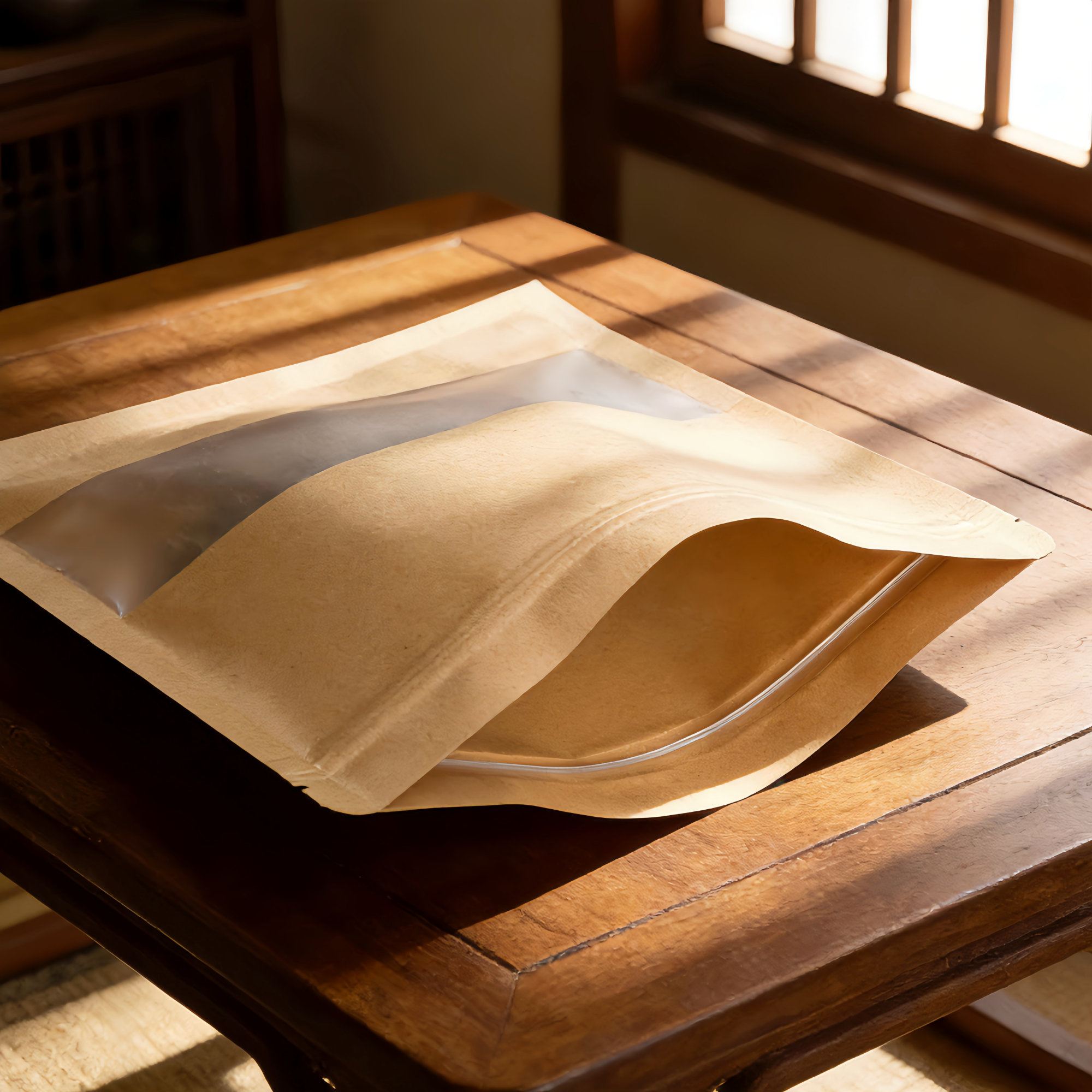 茶叶包装袋白茶普洱茶防潮自封袋牛皮纸通用收纳袋茶饼储存密封袋,淘宝优惠券,粉丝福利购,淘宝优惠卷