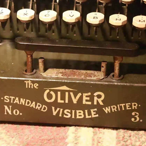 oliver天使之翼机械打字机1907年美国复古文艺怀旧收藏品生日礼物 - 图1