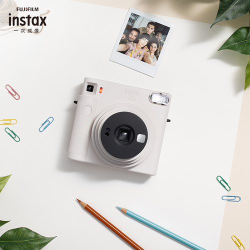 富士拍立得SQ1instax方形相机wide300一次成像20自带美颜SQ6