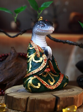 可装藏东北五大狐黄大仙桌面摆件