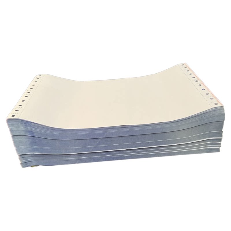 Dot matrix computer printing paper cutting and delivery delivery triple