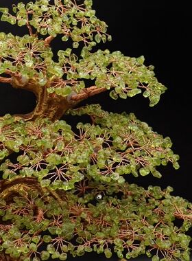 紫气祥橄榄石招财聚宝中国风