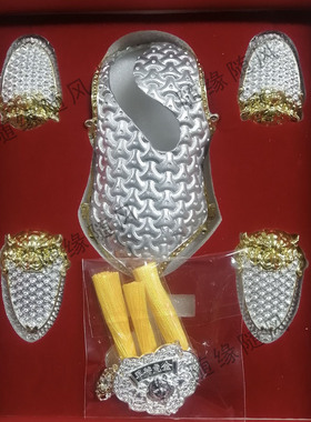 高端虎精细锡金银战甲盔甲金虎