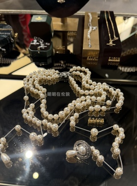 明明在伦敦｜Vivienne westwood西太后经典珍珠项链 别针破碎珍珠