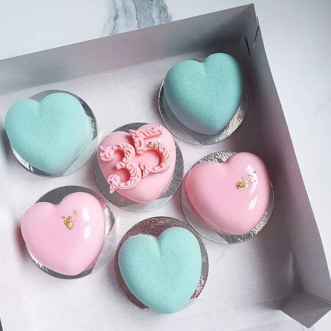 爱心形慕斯蛋糕模具情人节法式甜点冰淇淋烘焙磨具食品级硅胶模,淘宝优惠券,粉丝福利购,淘宝优惠卷