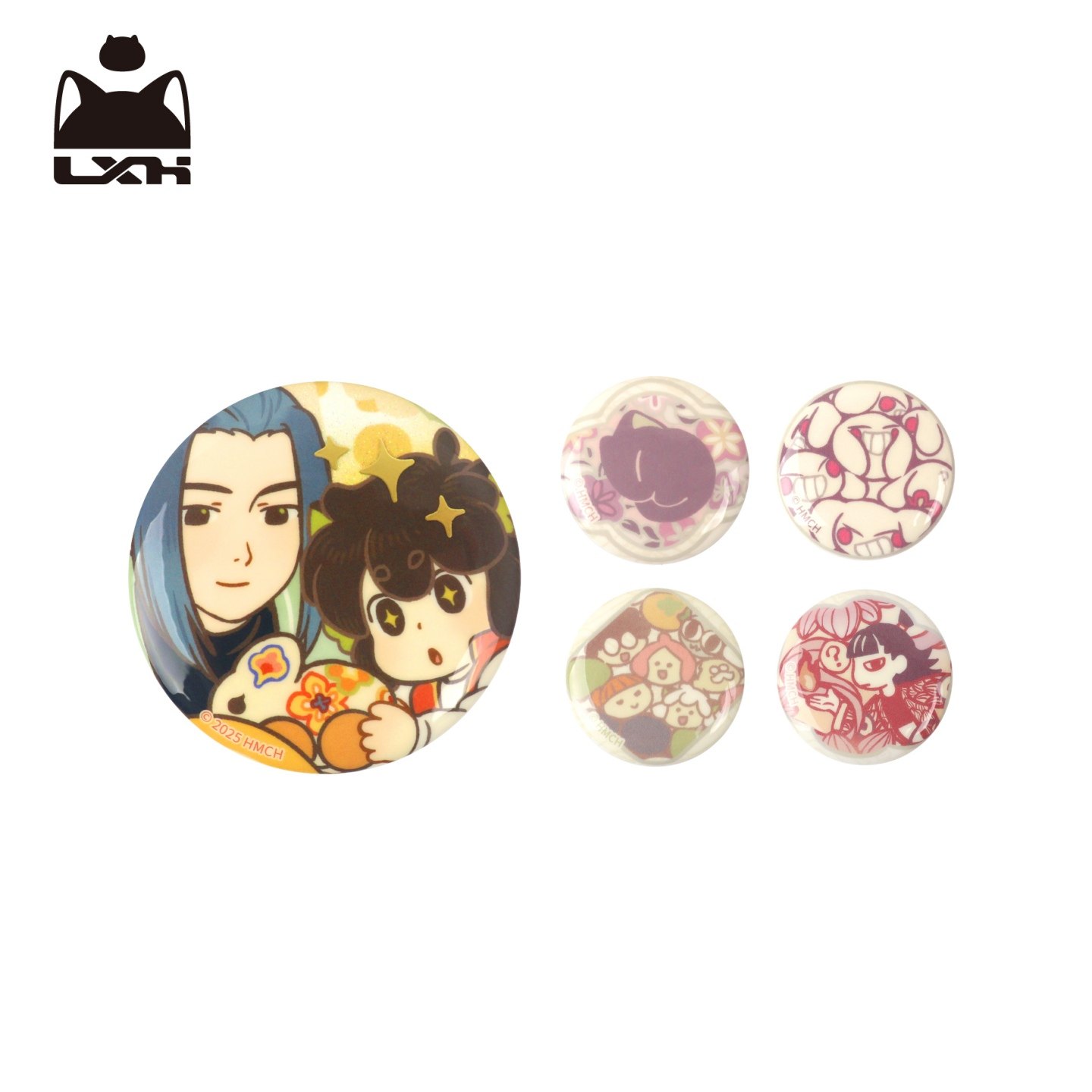 罗小黑战记2元宵徽章套组蛇年纪念徽章迷你吧唧痛包装饰周边收藏,淘宝优惠券,粉丝福利购,淘宝优惠卷