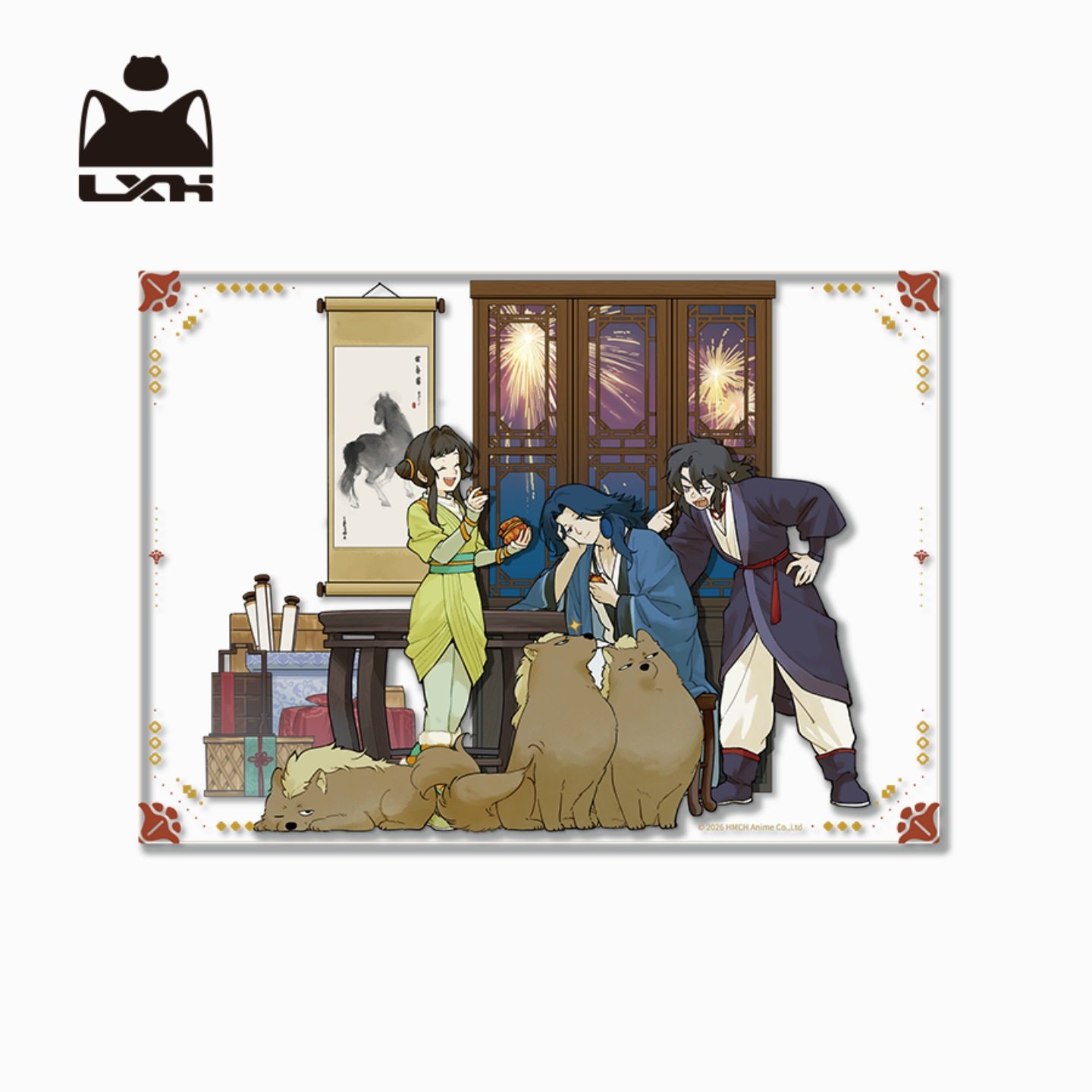 罗小黑战记2026年年岁岁系列亚克力装饰画 新年好-0-,淘宝优惠券,粉丝福利购,淘宝优惠卷