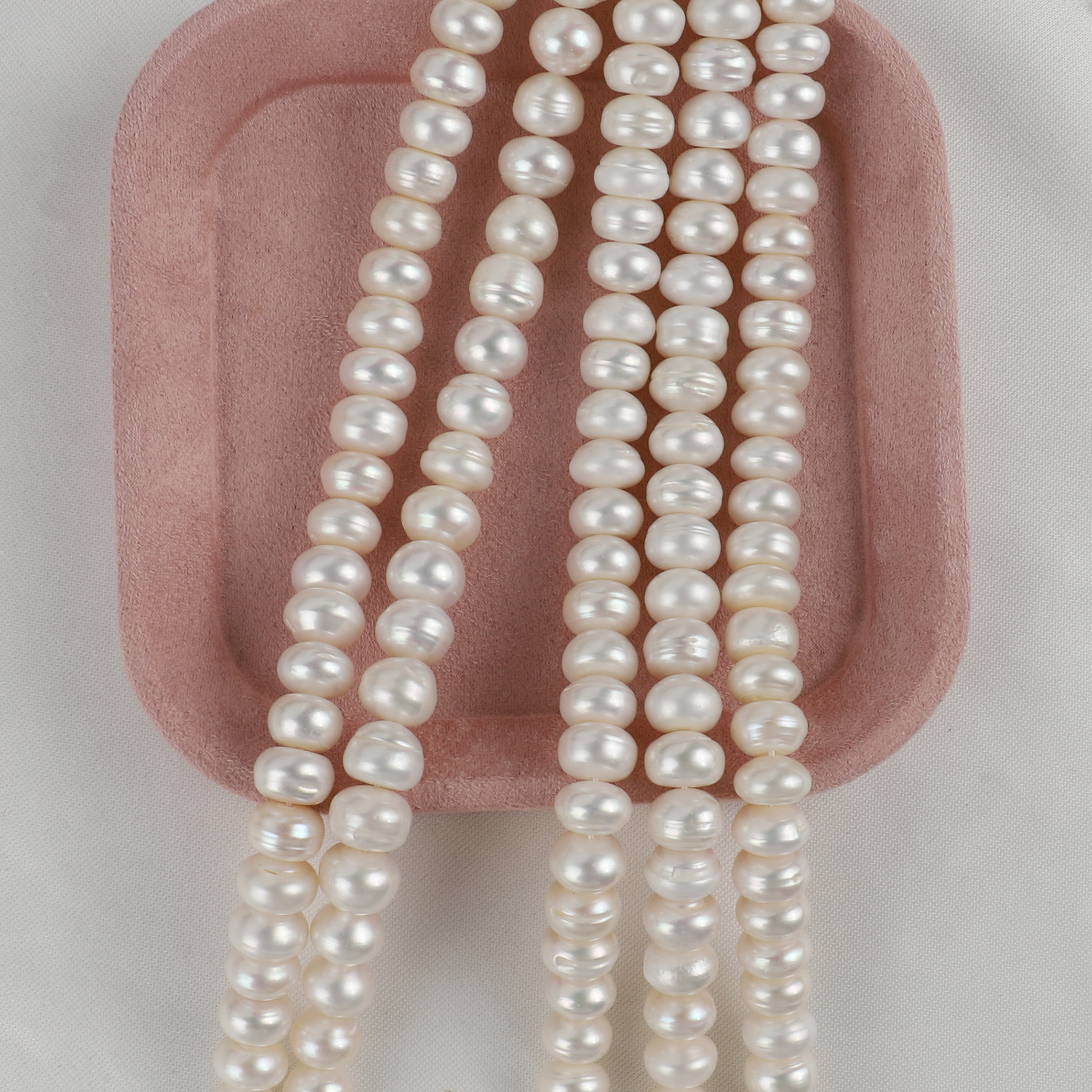 天然淡水珍珠无核大尺寸汉堡螺纹扁珠11-12mm diy半成品项链45颗,淘宝优惠券,粉丝福利购,淘宝优惠卷