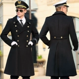 Шерстяное пальто, пуховик, длинная униформа, платье, коллекция 2021, средней длины