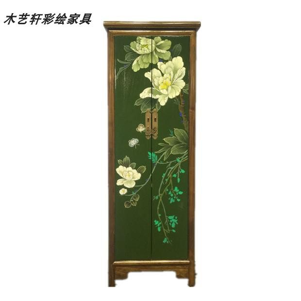卧室客厅家具衣柜彩绘乡村手绘实木储物玄关藏式收纳定制,淘宝优惠券,粉丝福利购,淘宝优惠卷