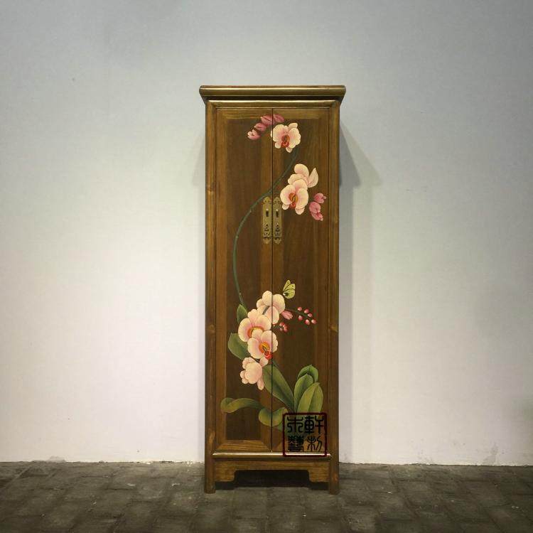 卧室客厅家具衣柜彩绘乡村手绘实木储物玄关藏式收纳定制,淘宝优惠券,粉丝福利购,淘宝优惠卷