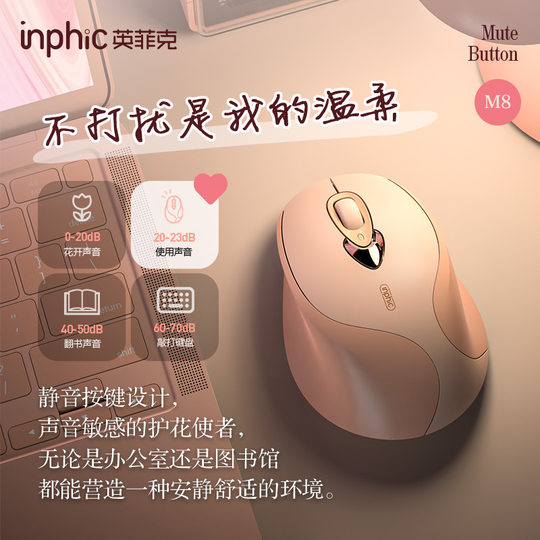 Infick M8 wireless mouse designed for girls!