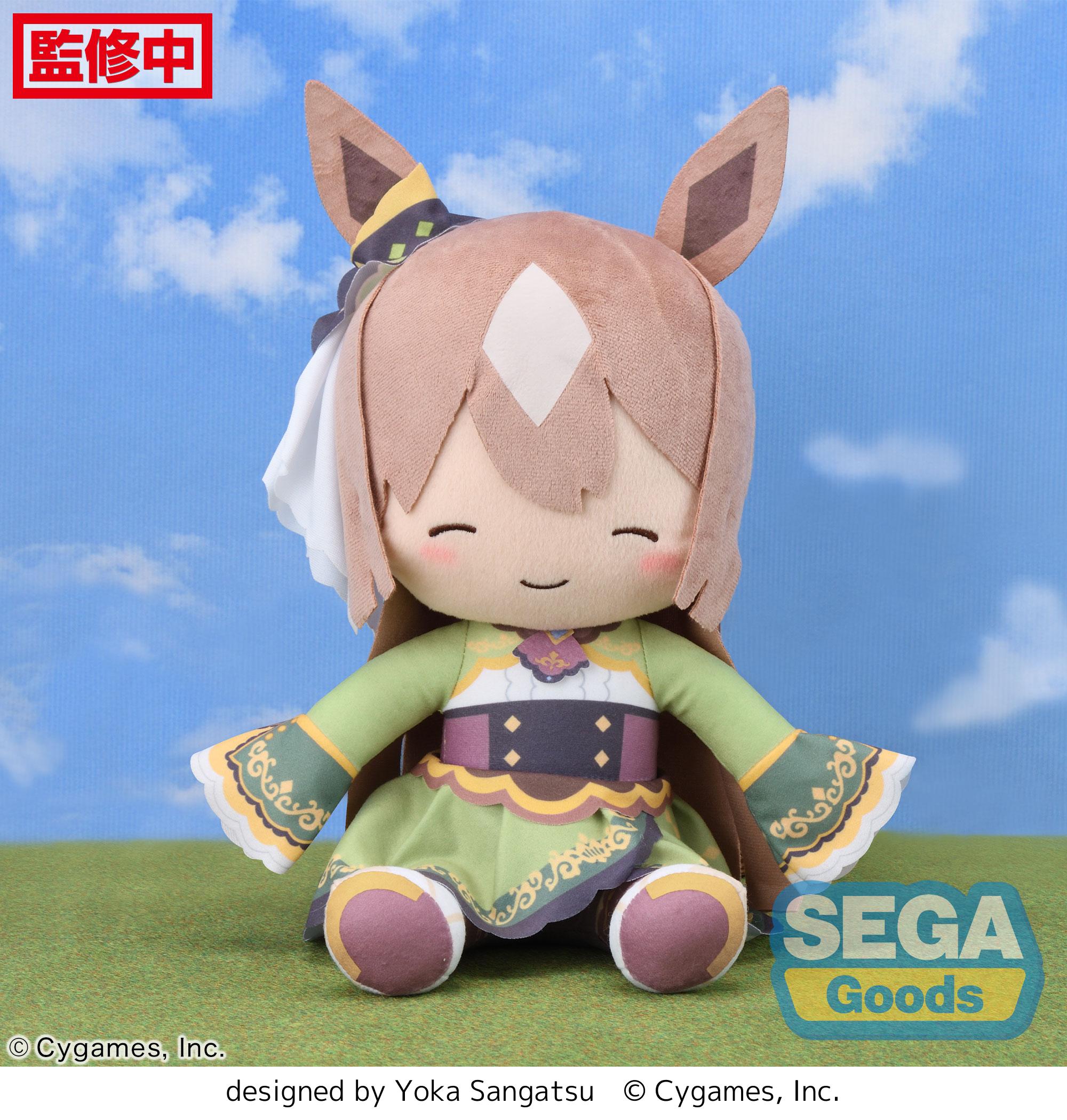 【Hpoi预定】SEGA 赛马娘 可爱软绵绵 里见光钻 fufu毛绒玩偶周边 - 图0