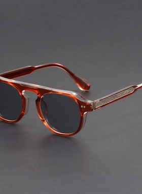 英伦复古飞行员防紫外线太阳镜