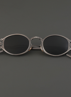 复古小墨镜太阳眼镜男女潮个性