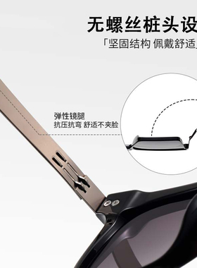 新款女偏光太阳镜高级感男潮开车驾驶墨镜超大框遮脸户外防晒眼镜