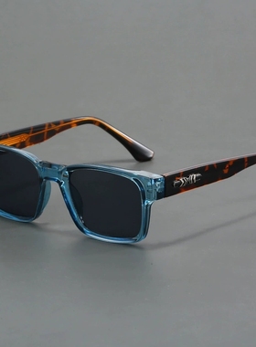 复古玳瑁方框防紫外线墨镜