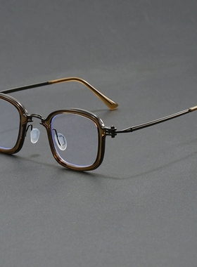 工业朋克复古配度数防紫外线墨镜