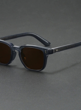 2025款潮酷复古方框防紫外线墨镜