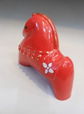 景德镇陶瓷描金生肖工艺摆设