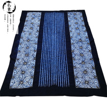 Yunnan Zdyeing Table Cloth Great Deal White Ethnic Group Handmade Blue Dye cloth sheet China National Wind Rectangular Table Cloth