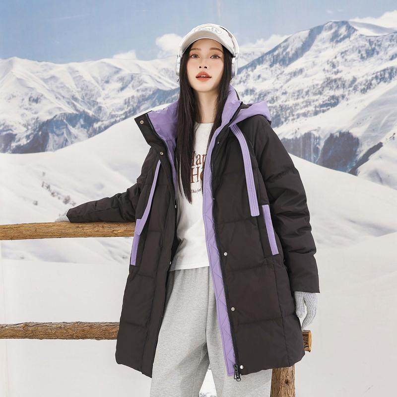 300斤大码羽绒服女中长款冬季2024新款胖MM显瘦韩版宽松连帽外套,淘宝优惠券,粉丝福利购,淘宝优惠卷