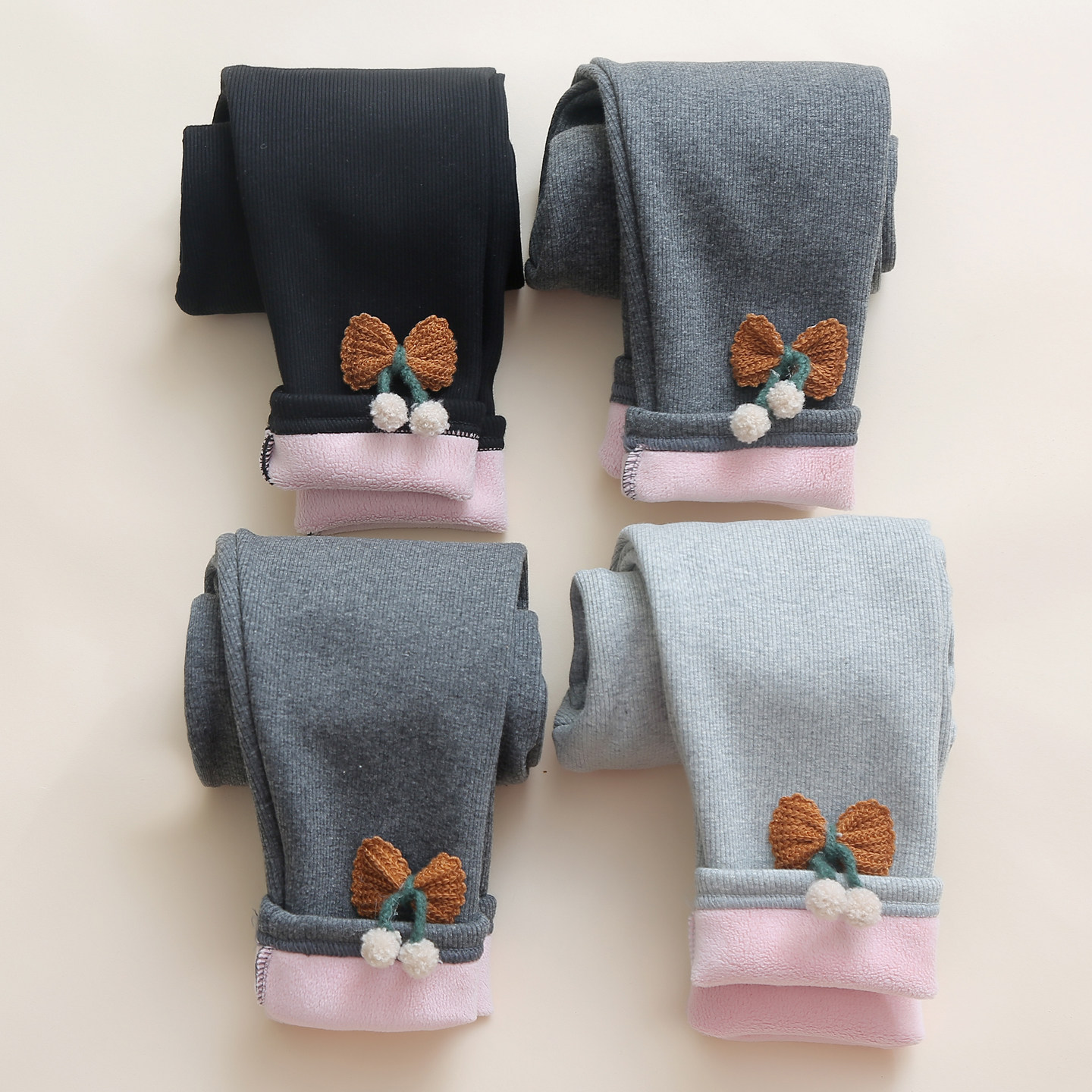 秋冬款女童加绒打底裤加厚内穿女孩外穿小童纯棉宝宝一体绒保暖裤,淘宝优惠券,粉丝福利购,淘宝优惠卷