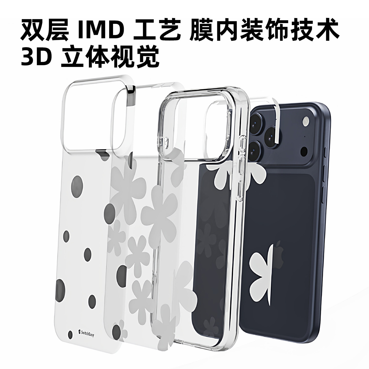 switcheasy适用2025款苹果iPhone17Promax手机壳3D立体图案17Air磁吸防摔i17Pro透明保护套i17全包防摔保护壳-图3