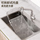 Double-layer cup holder thickened transparent tray household tea cup drain storage rack cup bowl chopstick tea tray storage rack