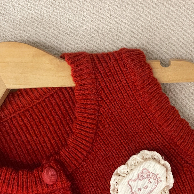 女童针织背心外穿小童坎肩宝宝无袖马夹上衣婴儿毛衣儿童马甲新款,淘宝优惠券,粉丝福利购,淘宝优惠卷