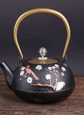 博古架艺术摆件铁茶壶样板间茶具