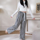 Pajama pants for women in summer cotton silk pajamas and home pants for outdoor wear