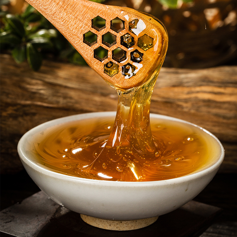 百花官方旗舰店中华老字号百花牌益母草蜂蜜纯580g 峰蜜成熟蜜2