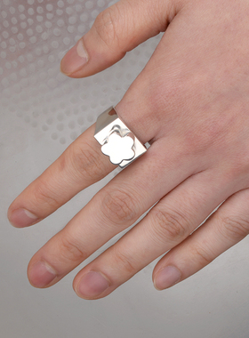 可爱又酷纯粹的银色小花，不撞款