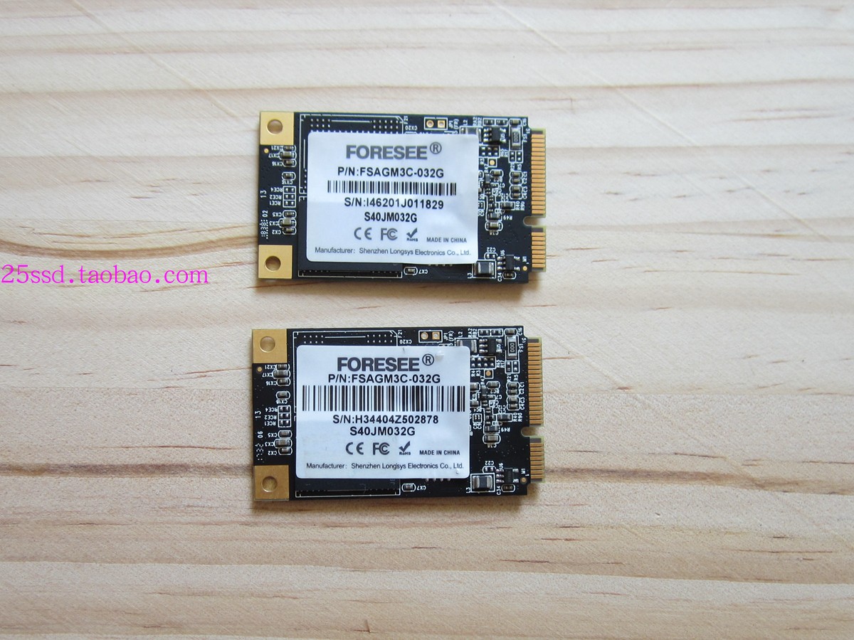 全新江波龙 FORESEE MSATA 32G 64G 128G 256G SSD固态硬盘-图0