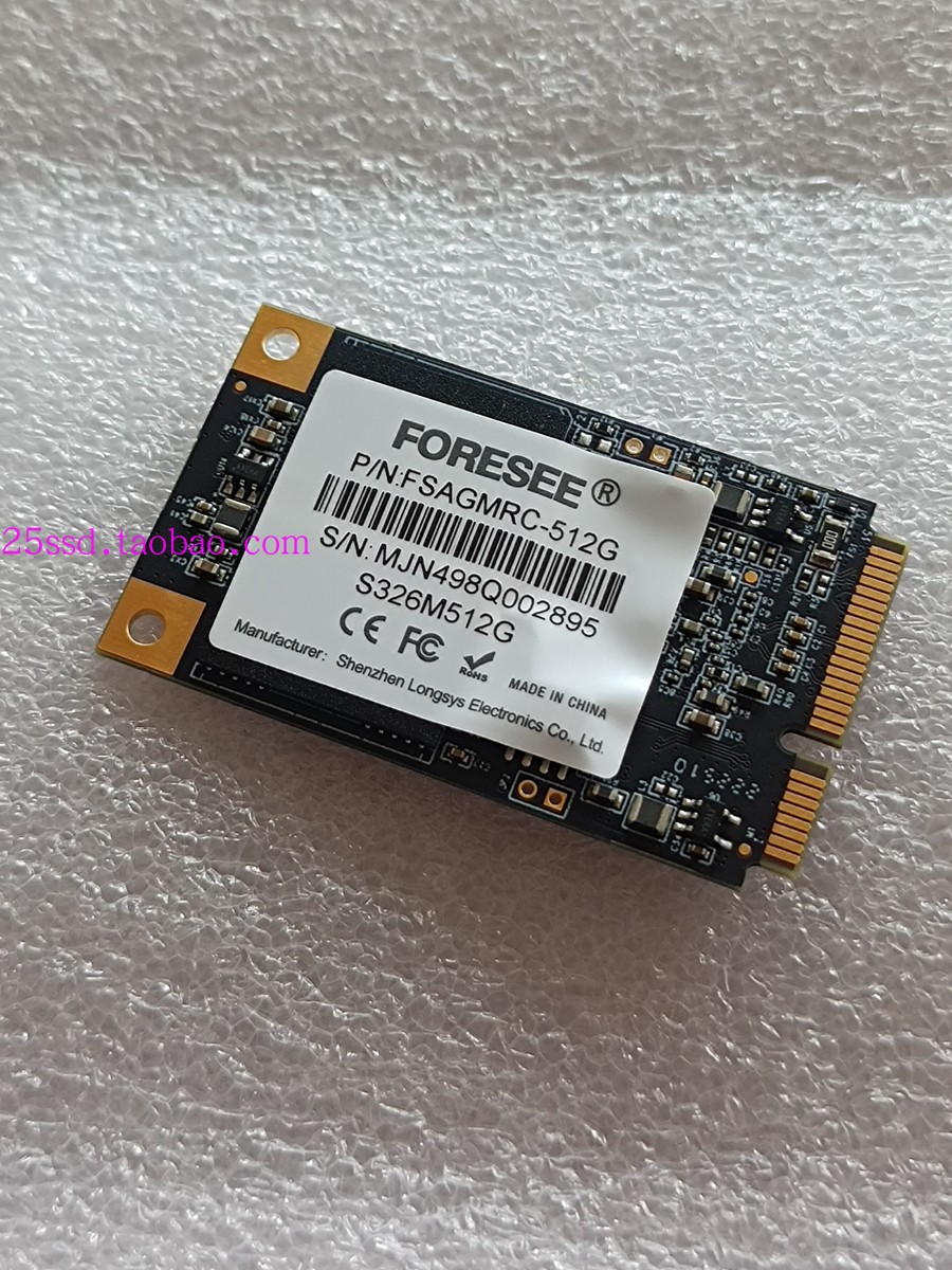 全新 江波龙 FORESEE MSATA 120G 64G 128G 256G SSD 固态硬盘 24 - 图0