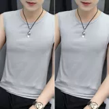 Летняя приятная телу майка, футболка без рукавов, цветной жилет