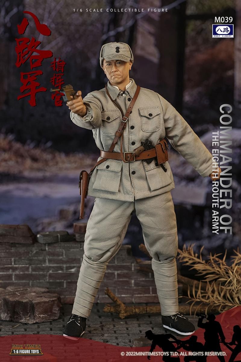 现货minitimes toys 1/6兵人 M039 八路军指挥官李云龙 可动人偶 - 图2