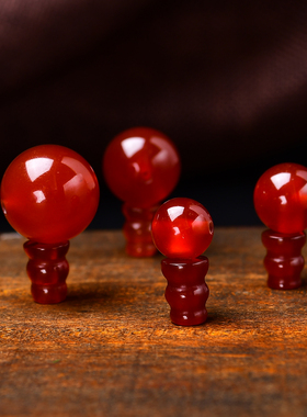 天然红玛瑙三通佛头DIY水晶饰品配件佛珠手串佛头圆珠三通配珠