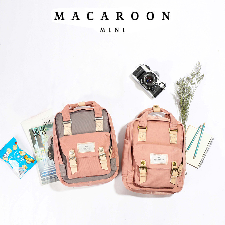 香港Doughnut Macaroon Mini甜甜圈防水尼龍雙肩包 迷你款7L