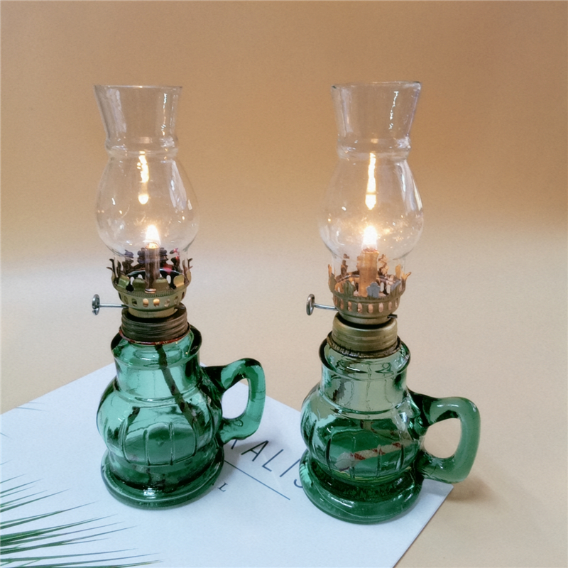 2盏包邮 老式煤油灯 火水灯 新居 结婚 灸艾 野营  高18cm