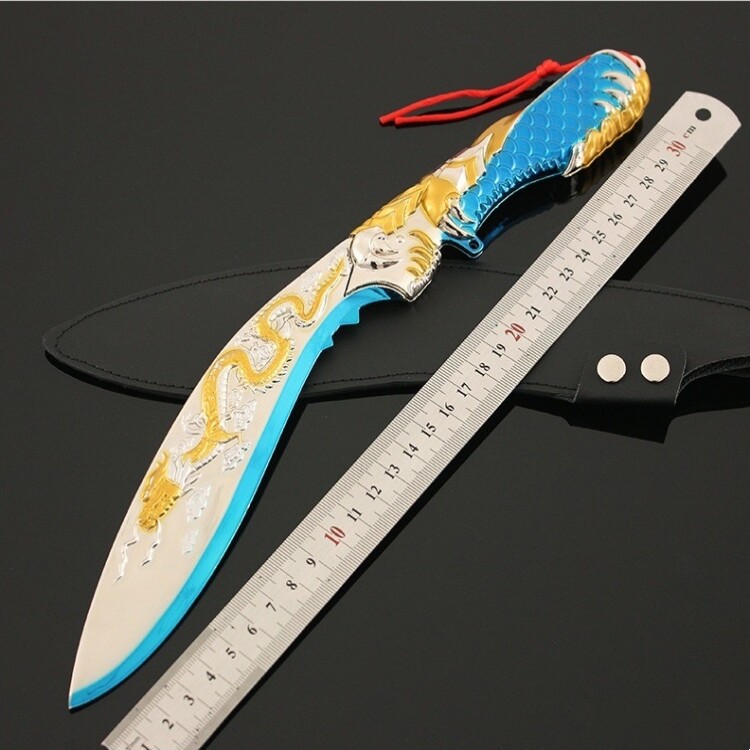 CF穿越火线手办英雄武器模型屠龙尼泊尔儿童玩具刀枪龙啸擎天兵器_虎窝淘